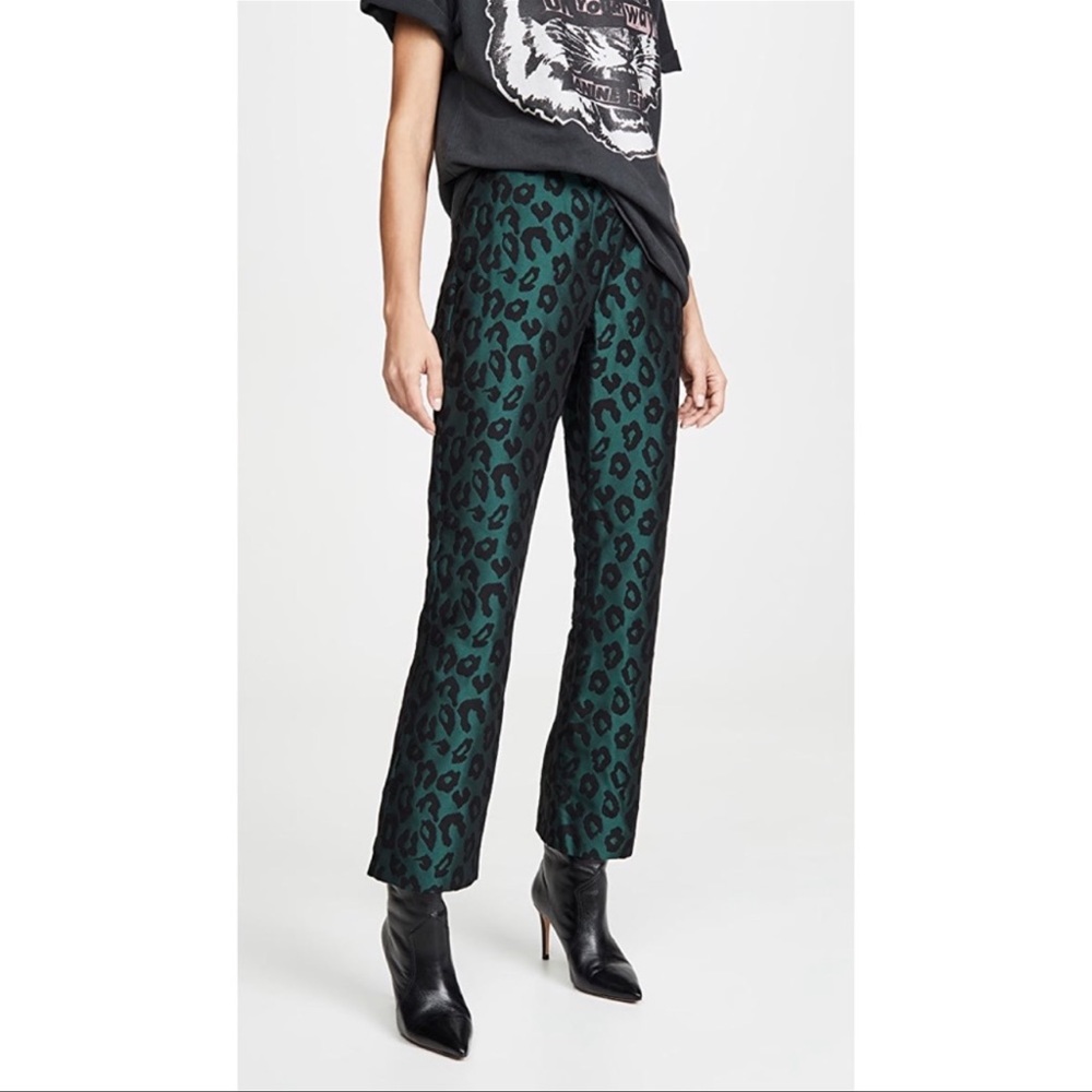 NWT Anine Bing Cindy Animal print Pant